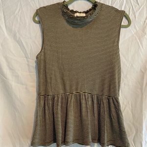 Anthropologie TLA Mock Neck Tank